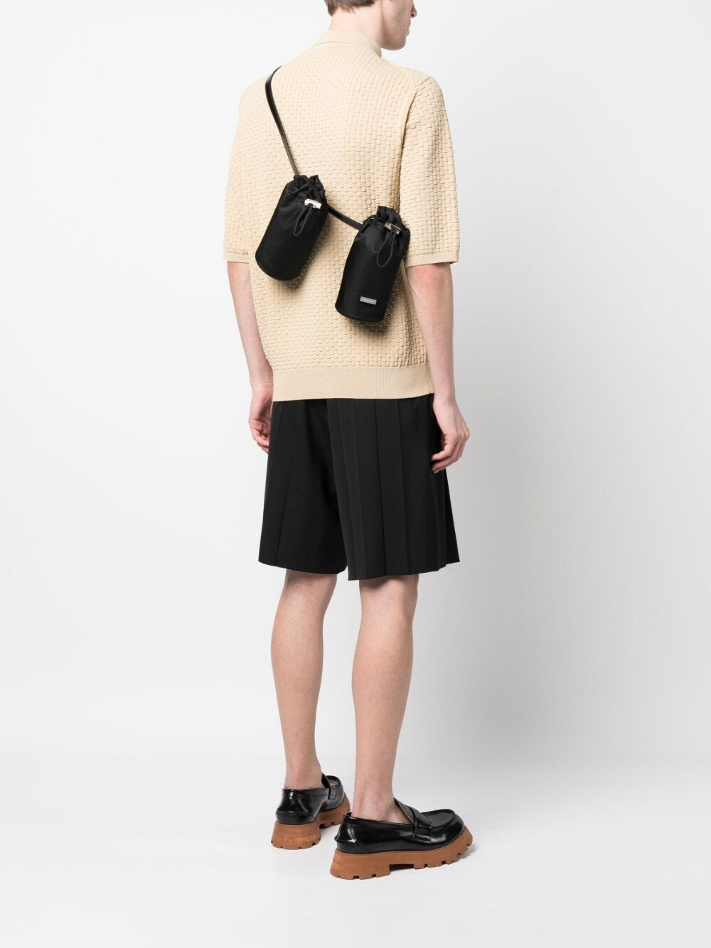 double-pouch belt bag