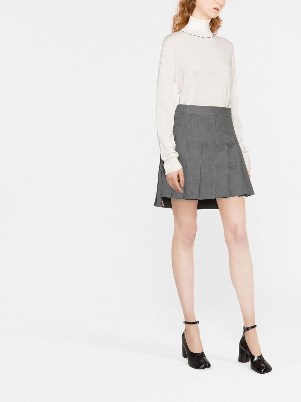 work-in-progress high-neck jumper