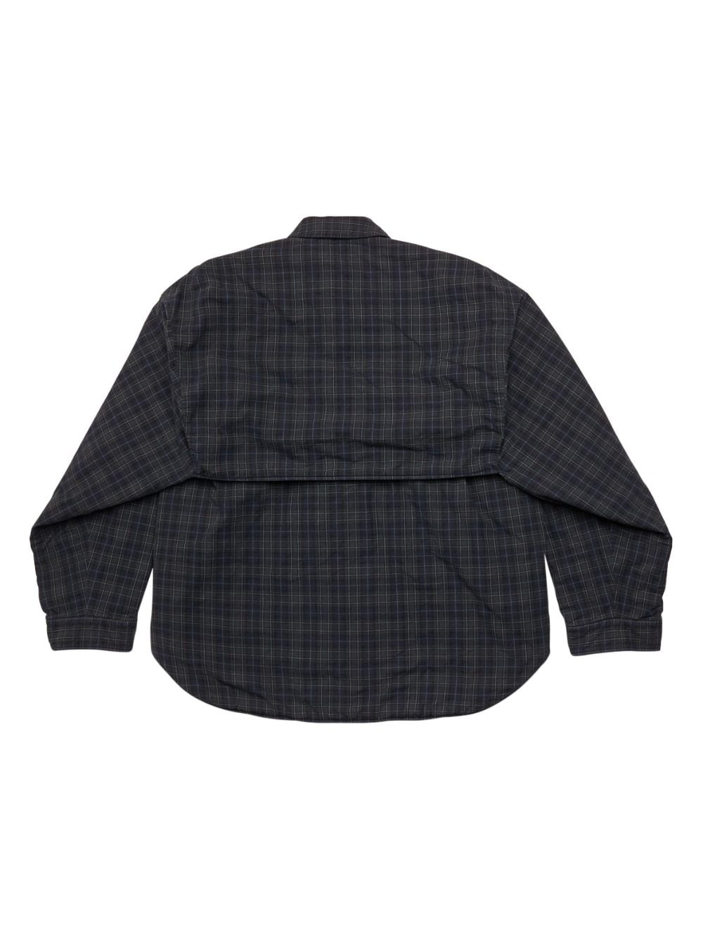 checked pattern flannel shirt