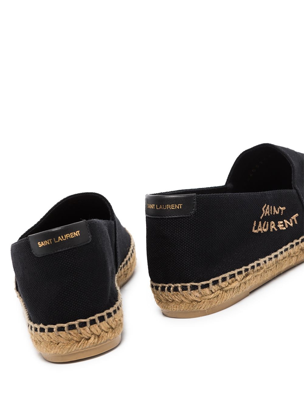 logo-embroidered espadrilles