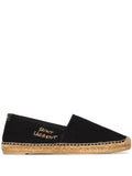 logo-embroidered espadrilles