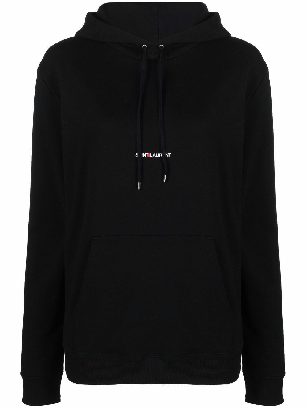 logo print hoodie