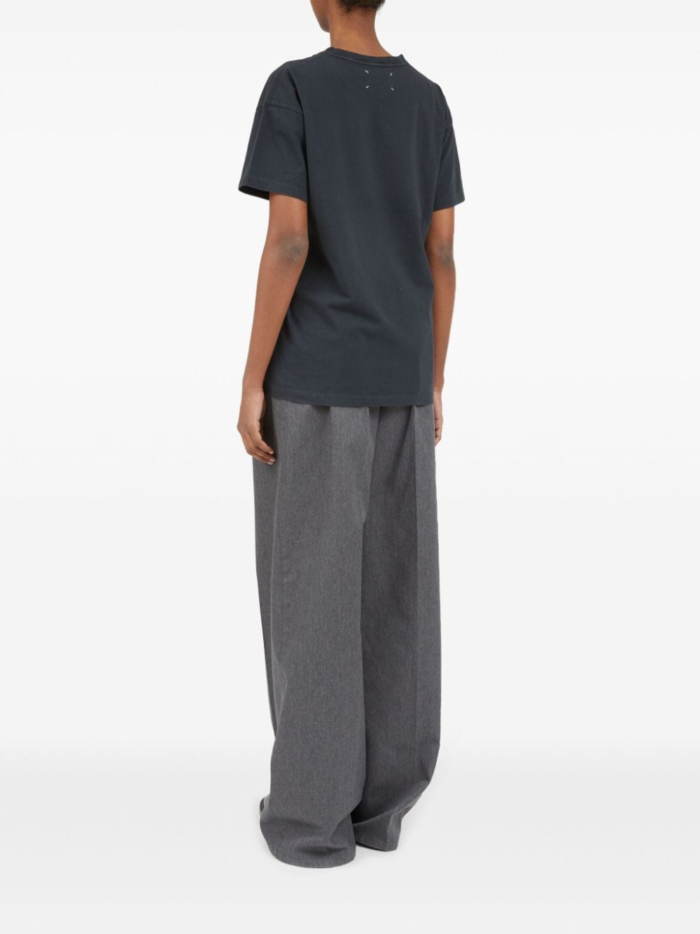 logo-embroidered cotton t-shirt