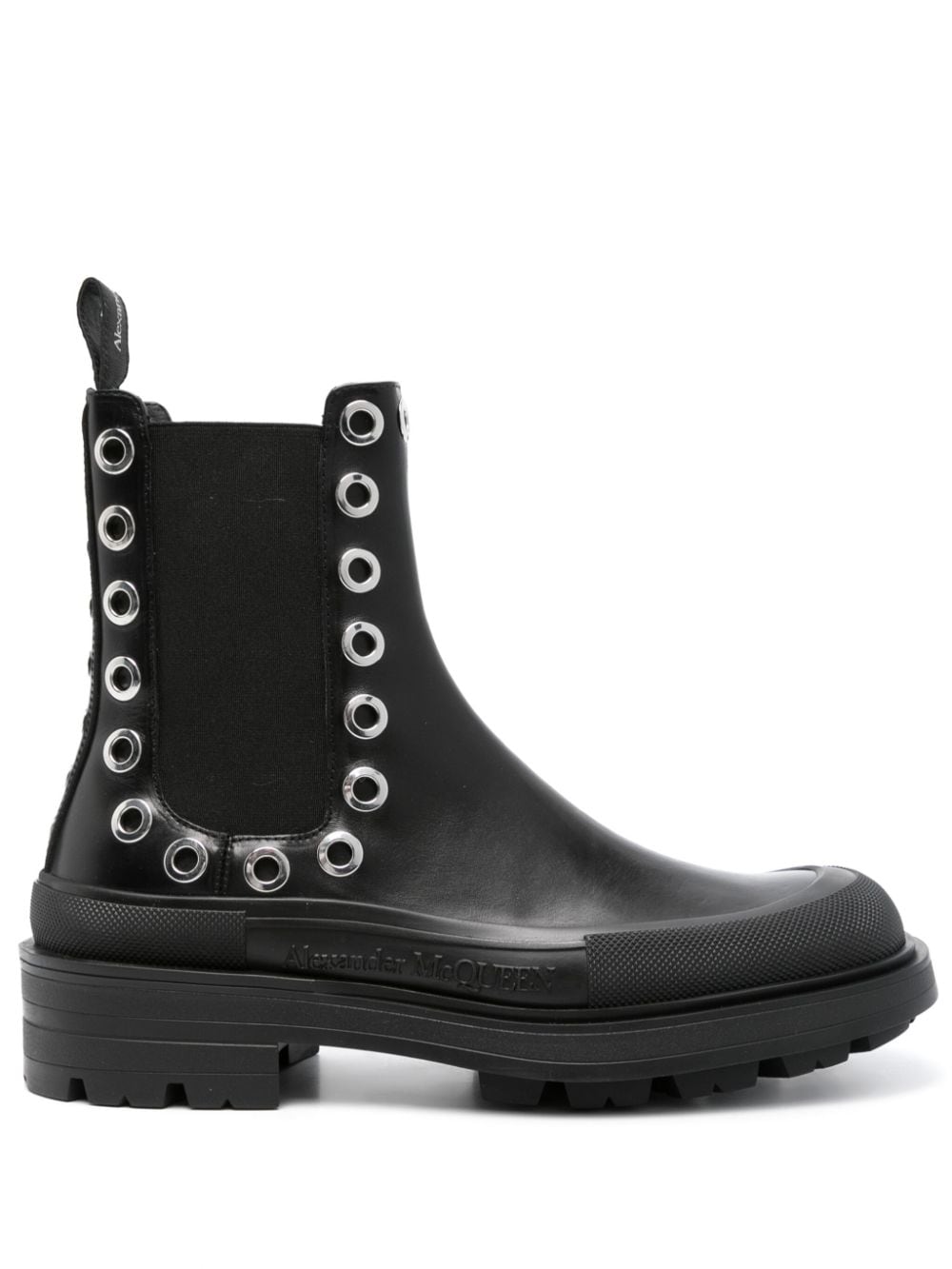 chelsea boots with eyelets