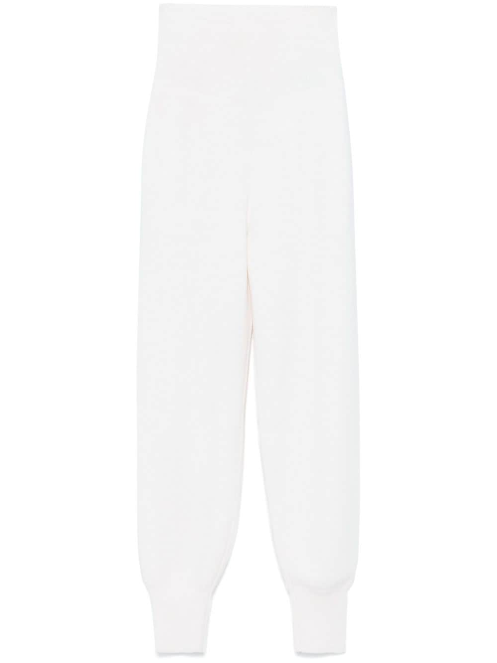 wool knitted trousers