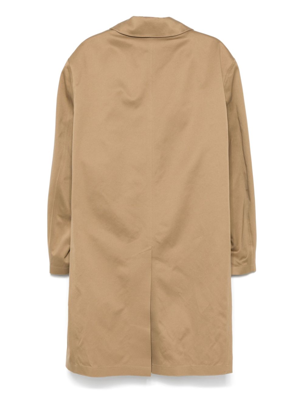 cotton gabardine trench coat