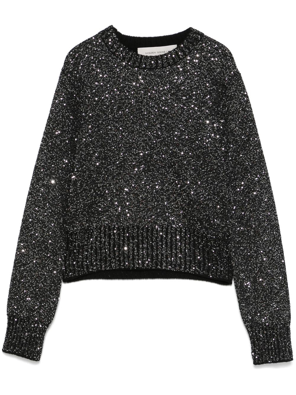 wool blend cropped sweater