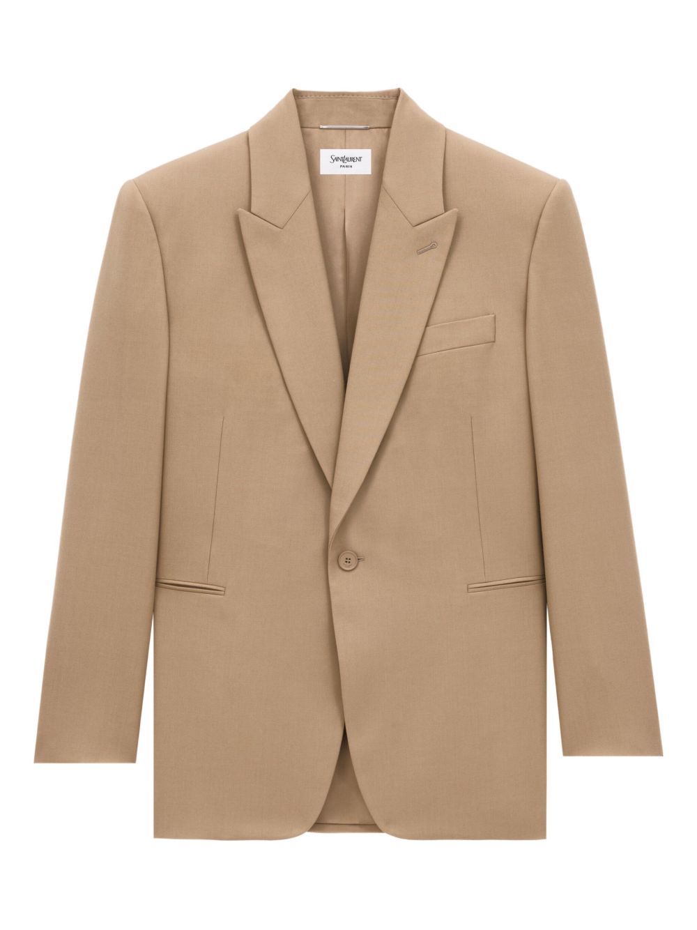 natural blazer structured wool
