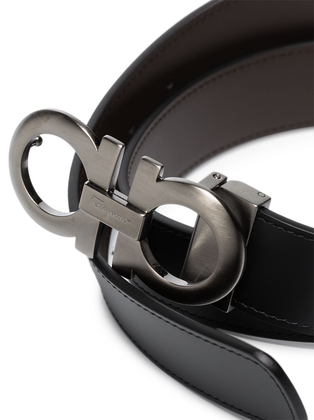 reversible and adjustable gancini belt