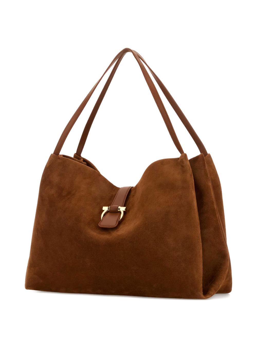 suede tote bag