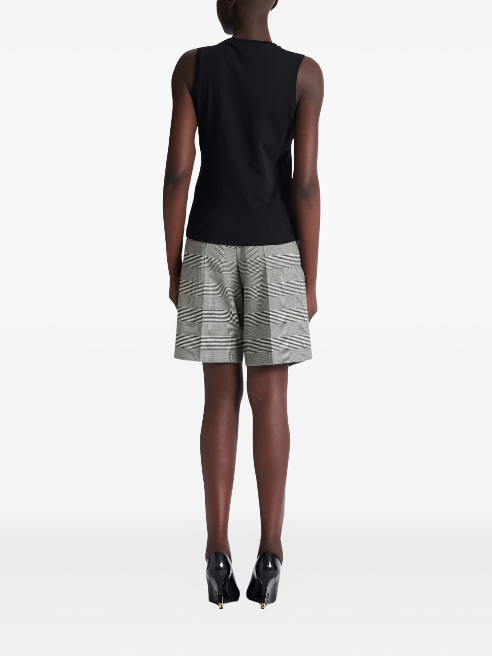 logo cotton tank top