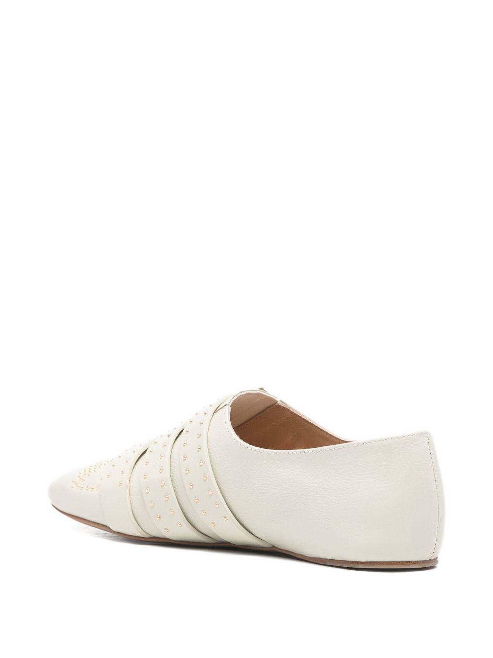 flat shoes white