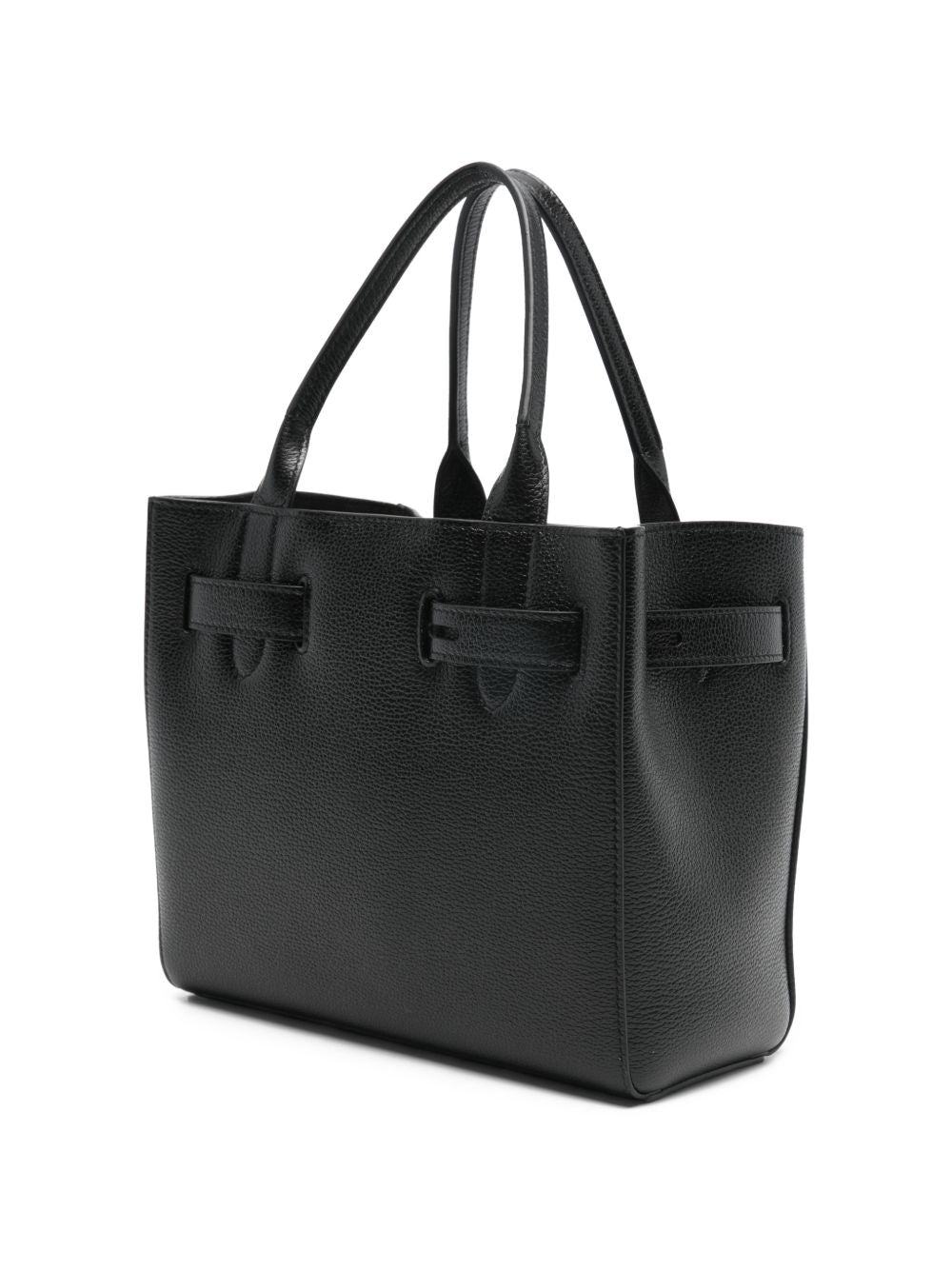 grain leather audrey small tote
