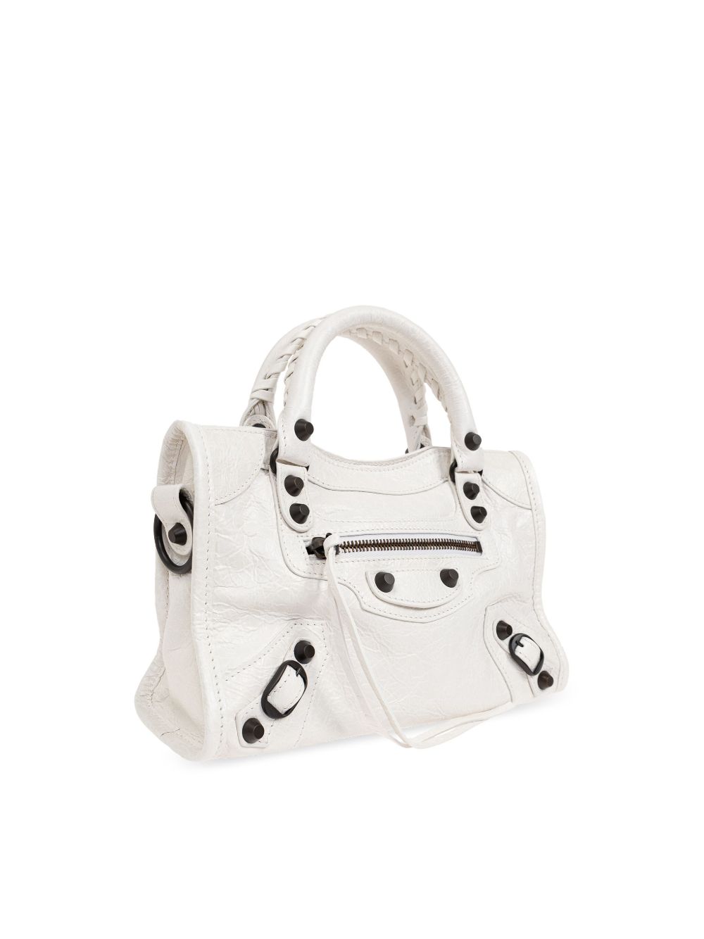 le city bag mini in optic white