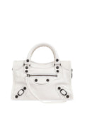 le city bag mini in optic white