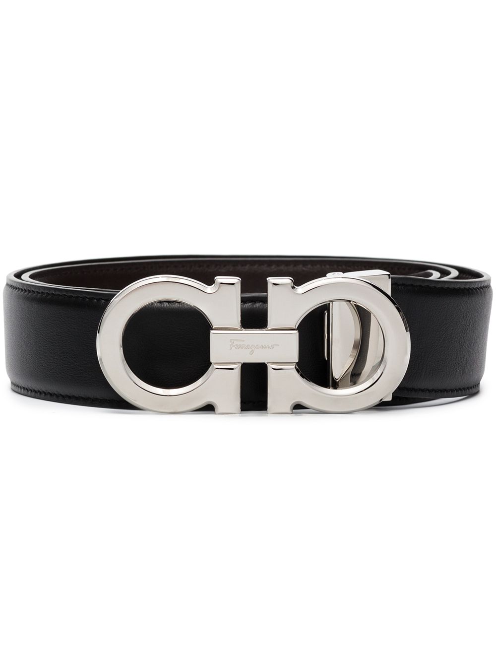 reversible and adjustable gancini belt