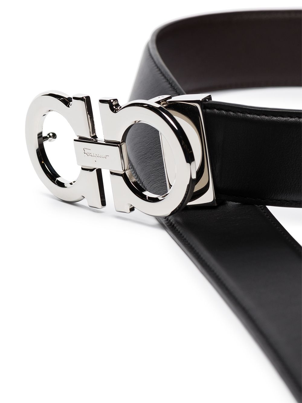 reversible and adjustable gancini belt