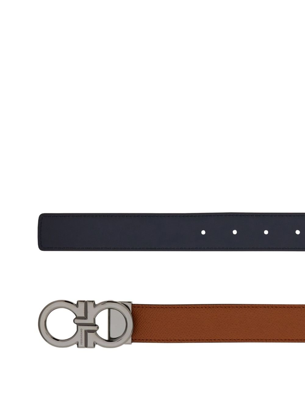 reversible and adjustable gancini belt