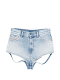 denim cotton shorts