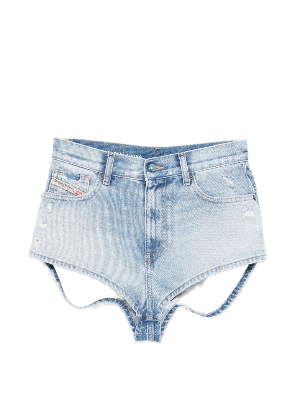 denim cotton shorts