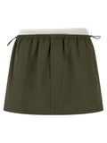 double layer waist skirt