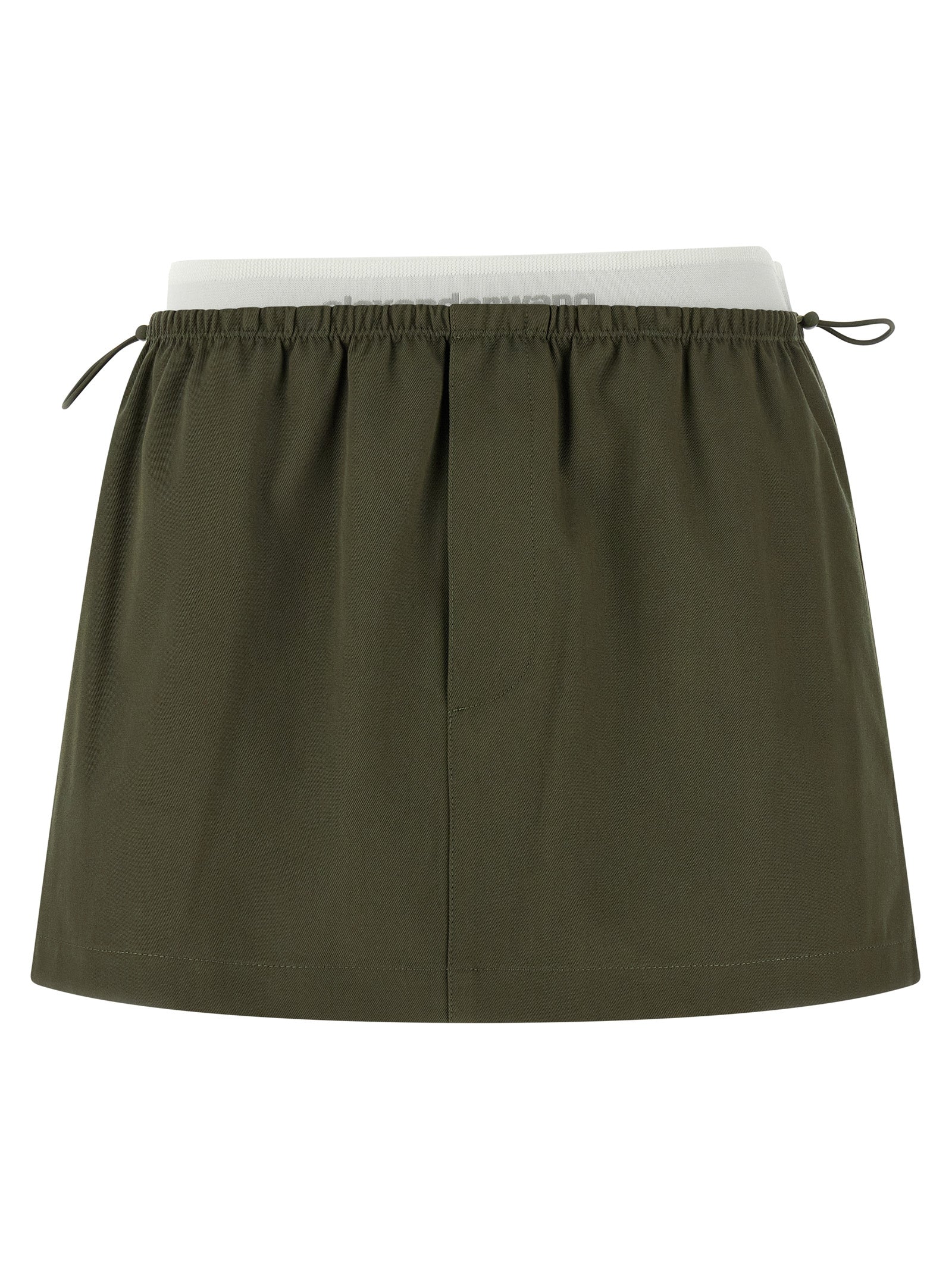 double layer waist skirt