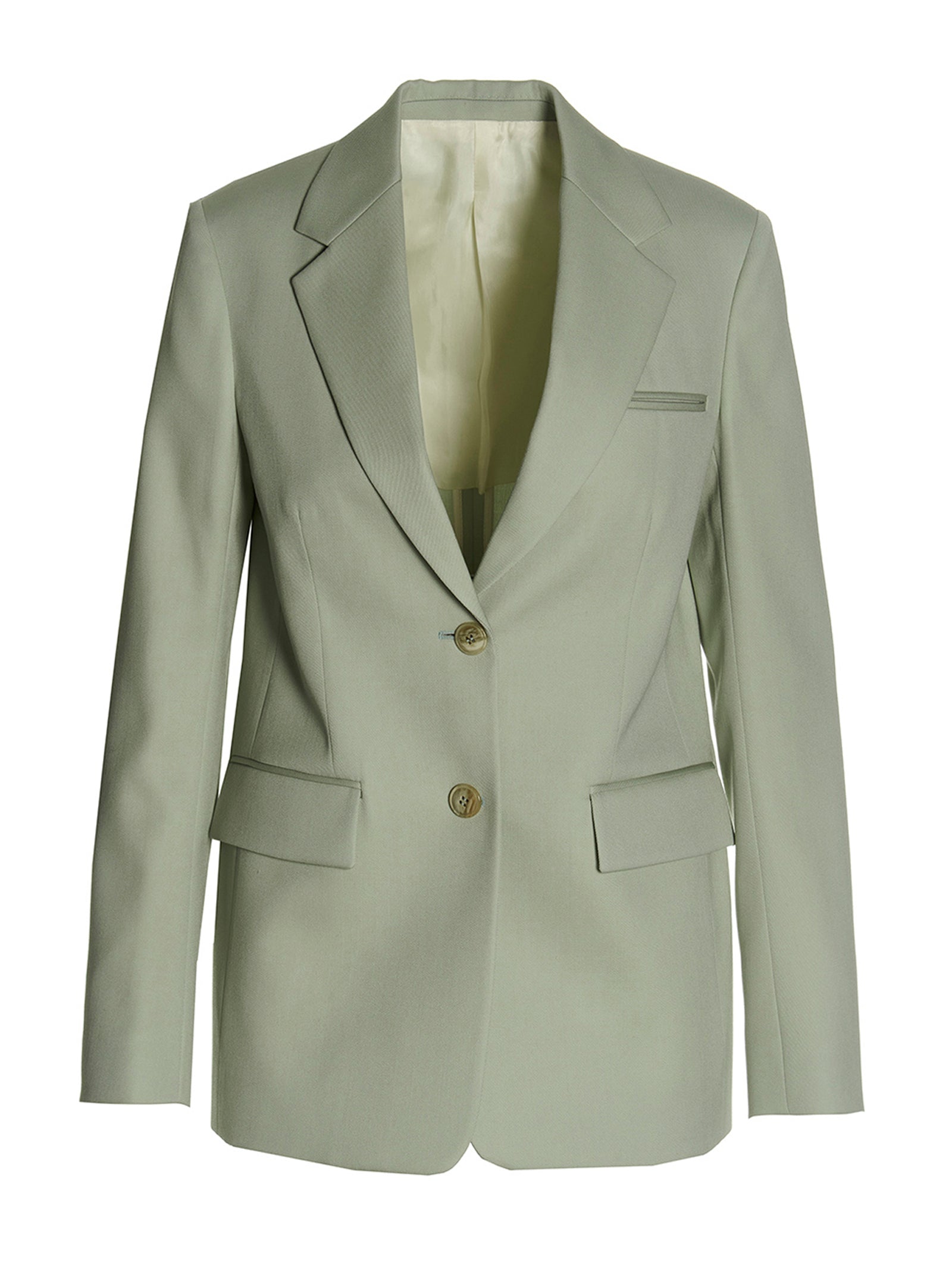 wool single breast blazer jacket