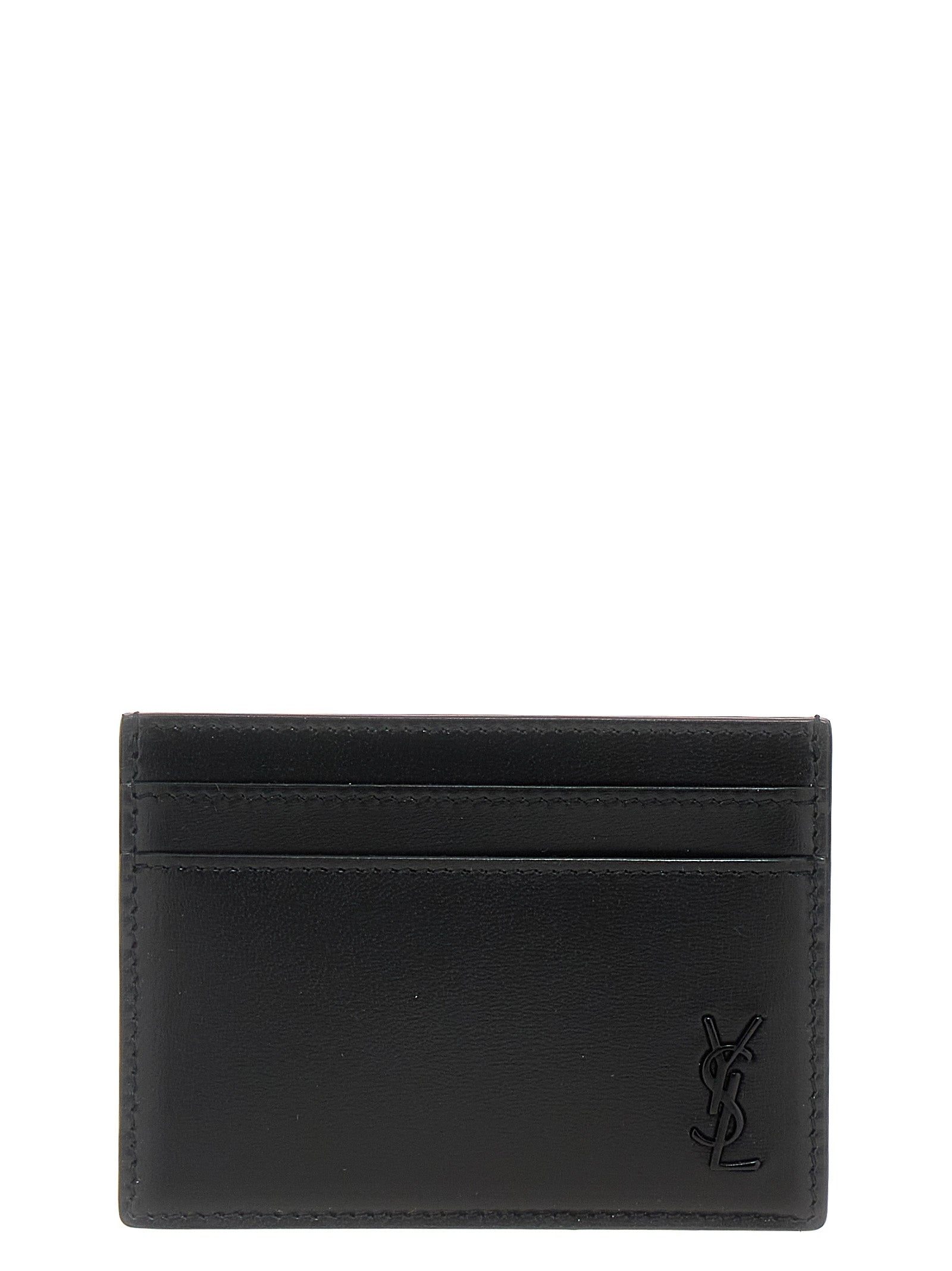 logo leather cardholder