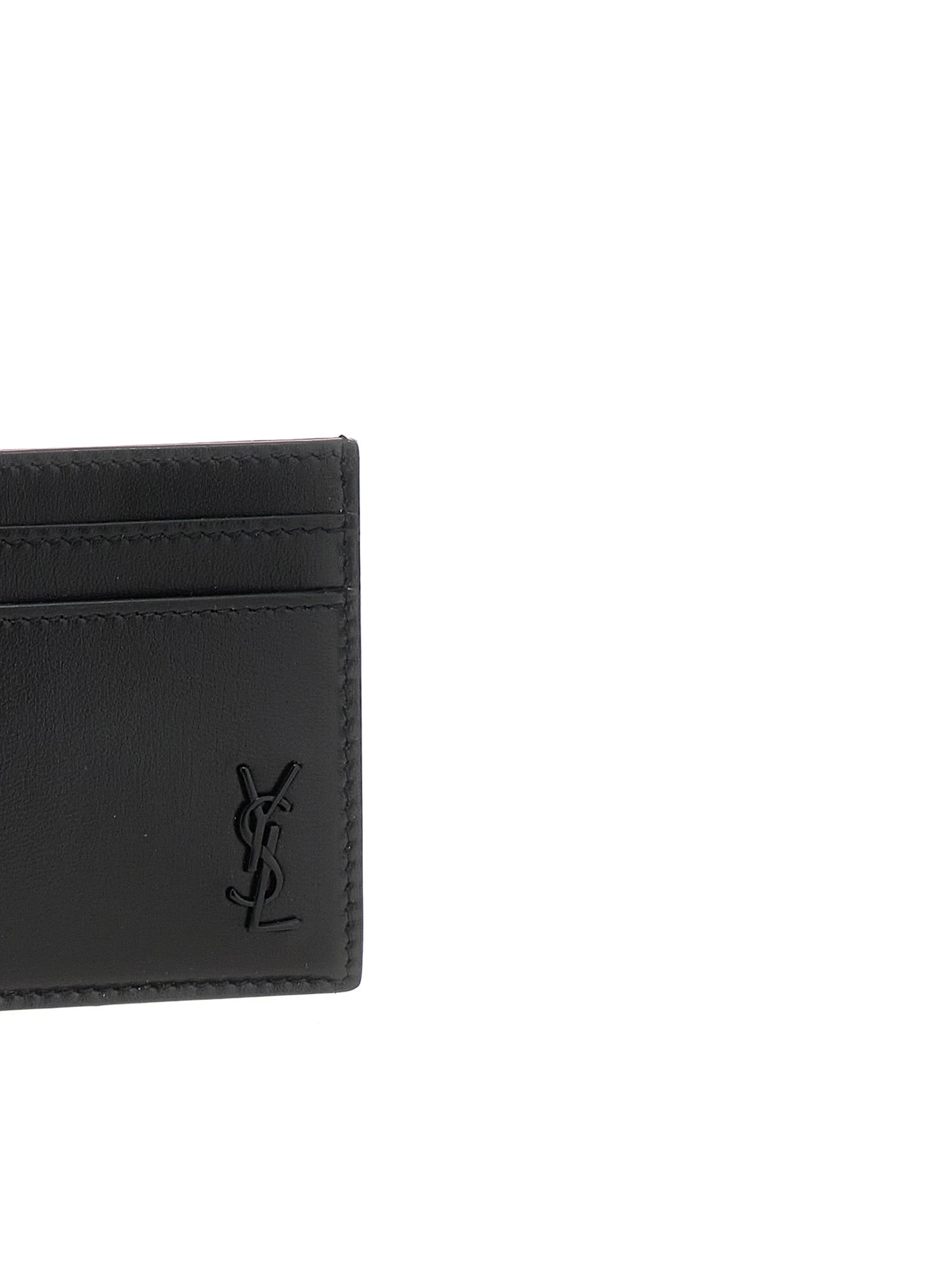 logo leather cardholder