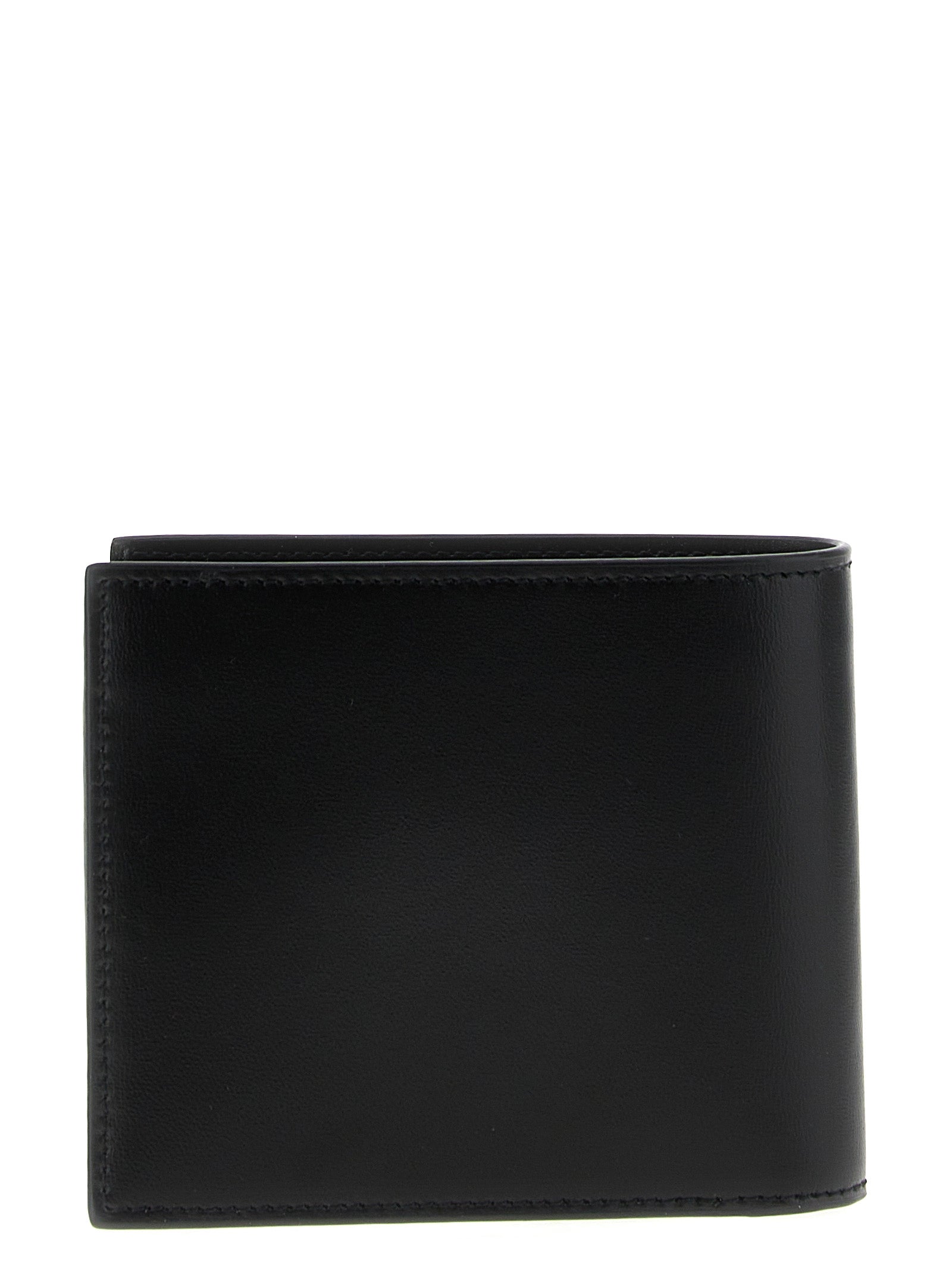 logo leather wallet