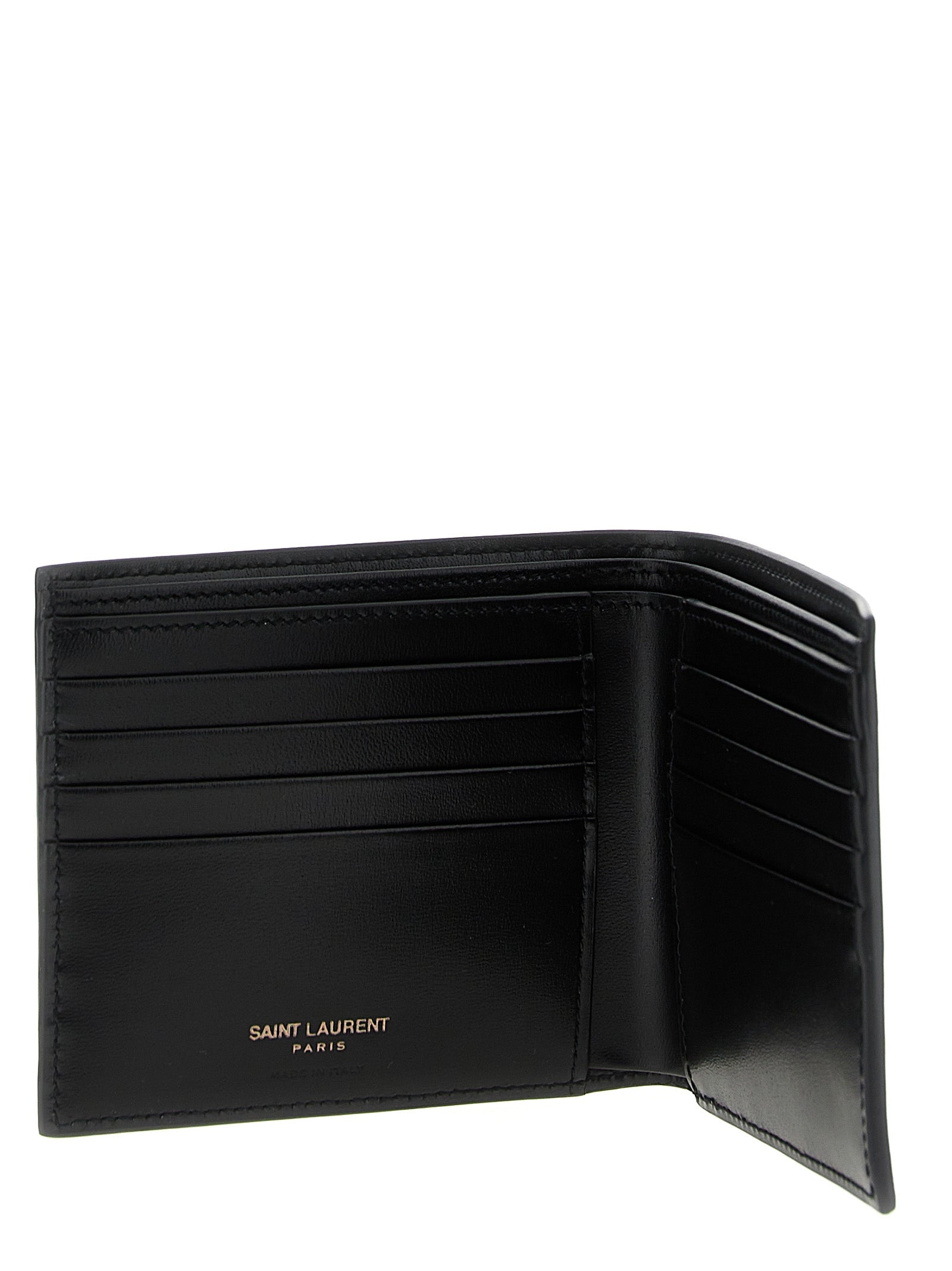 logo leather wallet