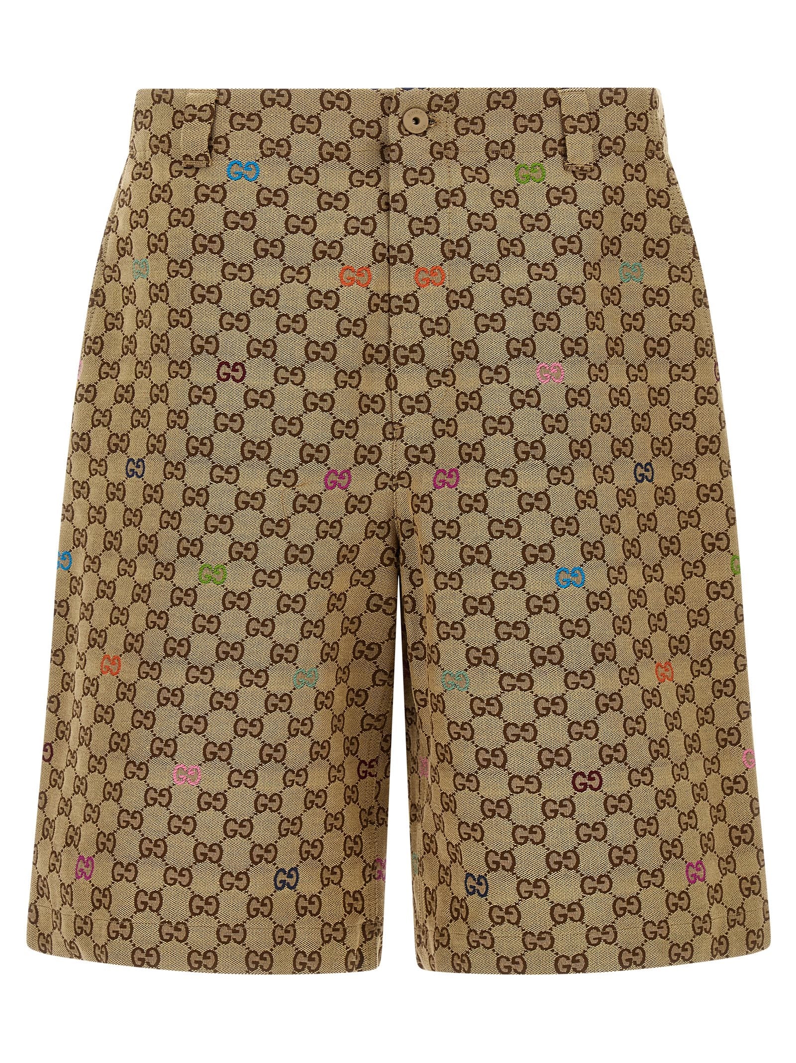 multicolor fil coupé bermuda shorts