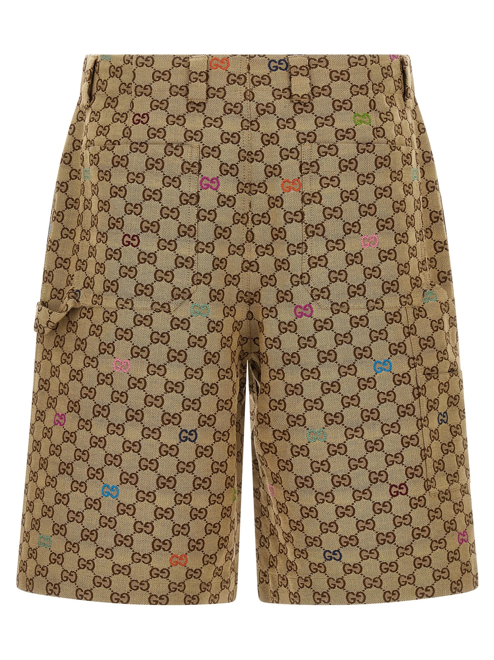 multicolor fil coupé bermuda shorts