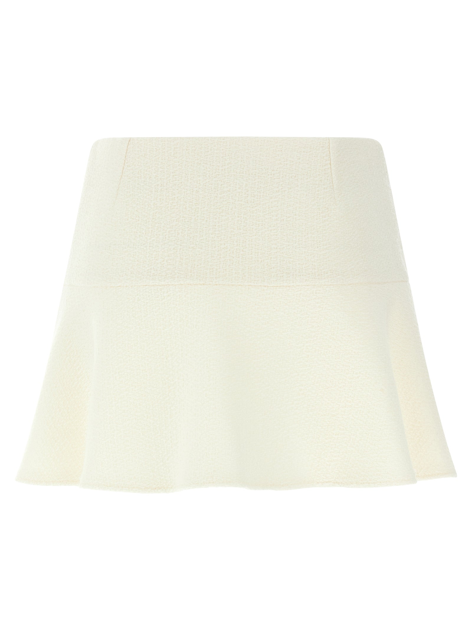 bouclé wool skirt