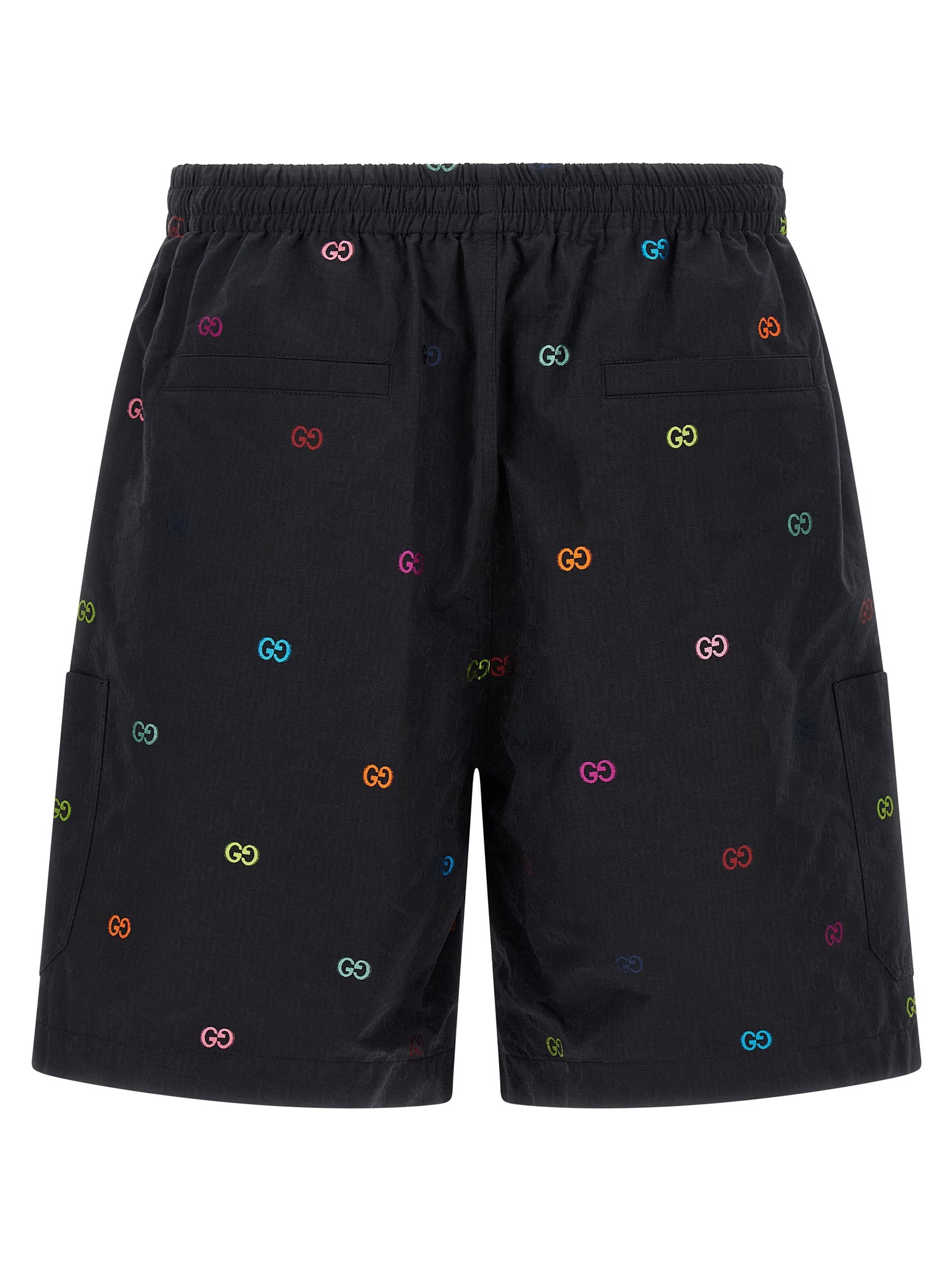 multicolor fil coupé bermuda shorts