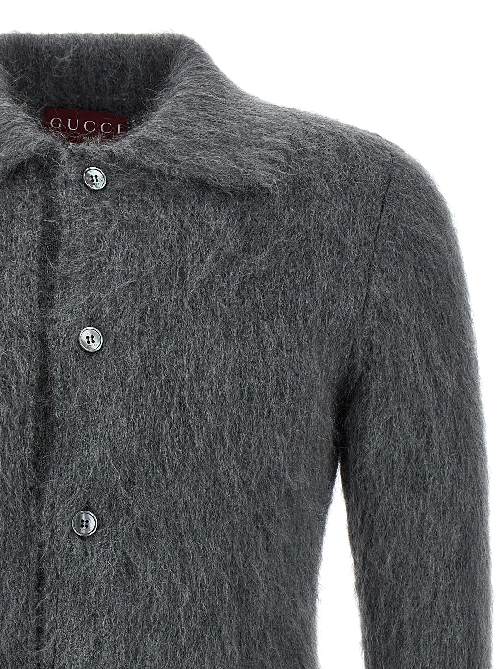 mohair wool cardigan