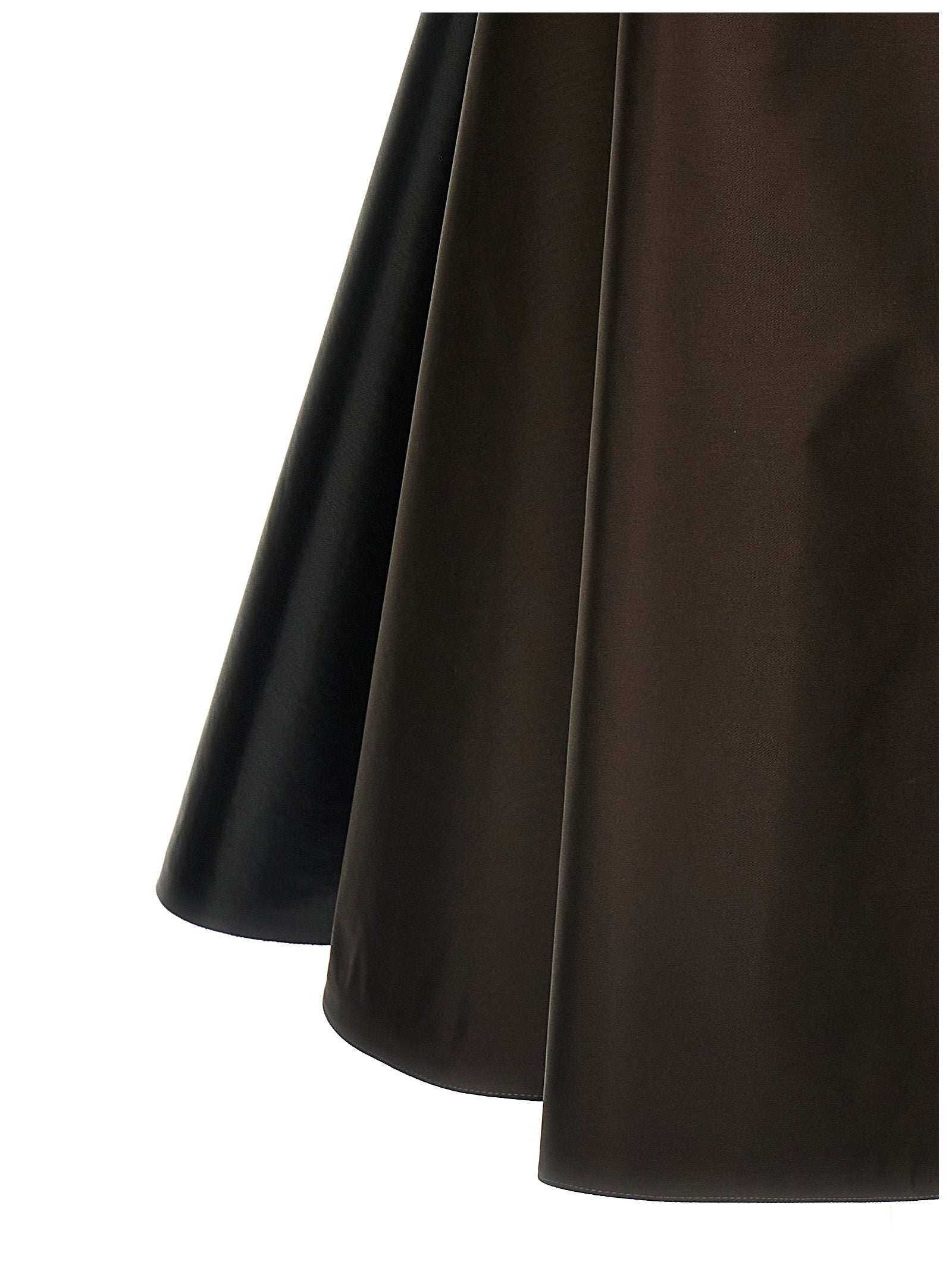 two-tone trapeze dress