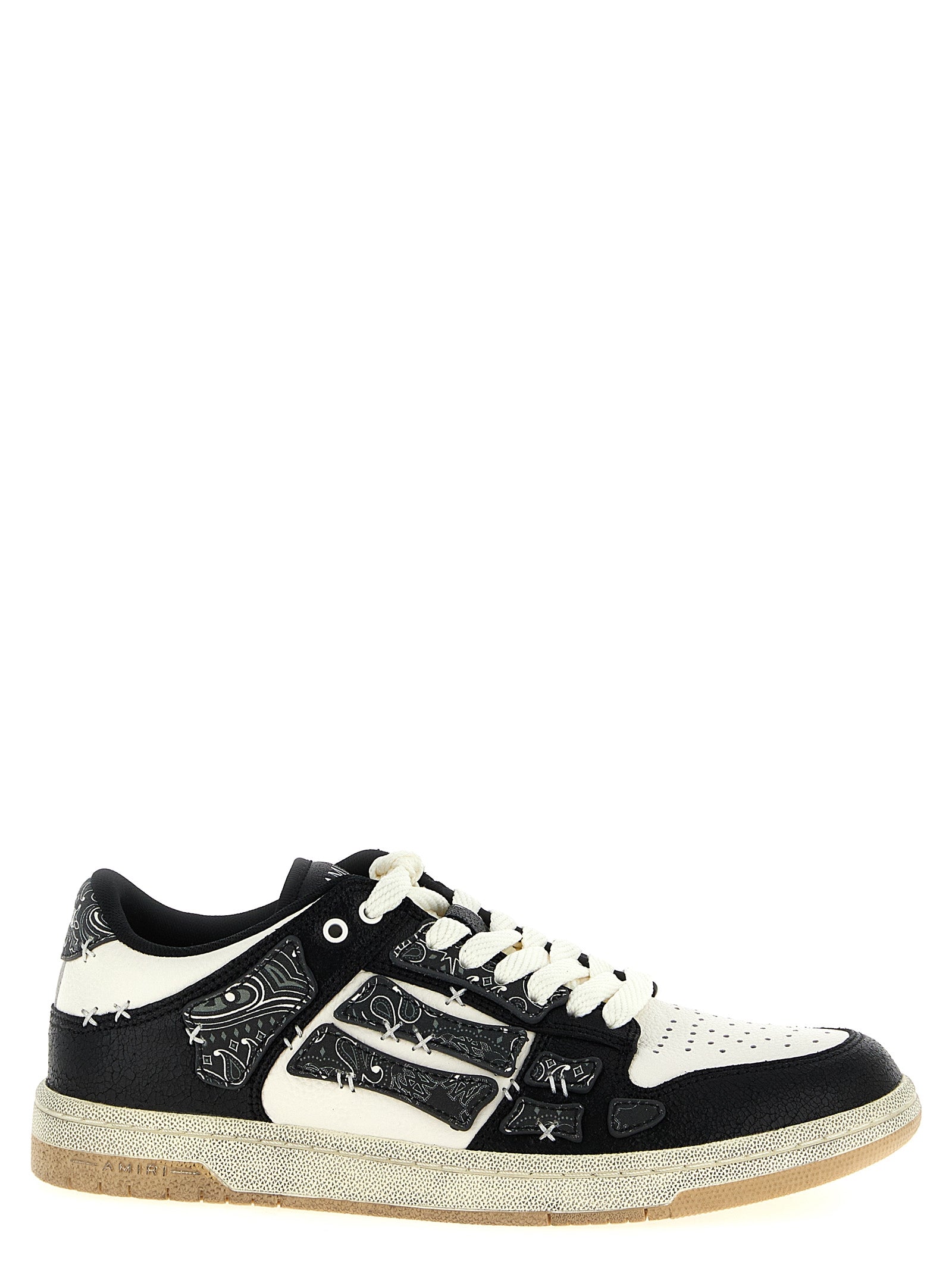 bandana skel top low sneakers