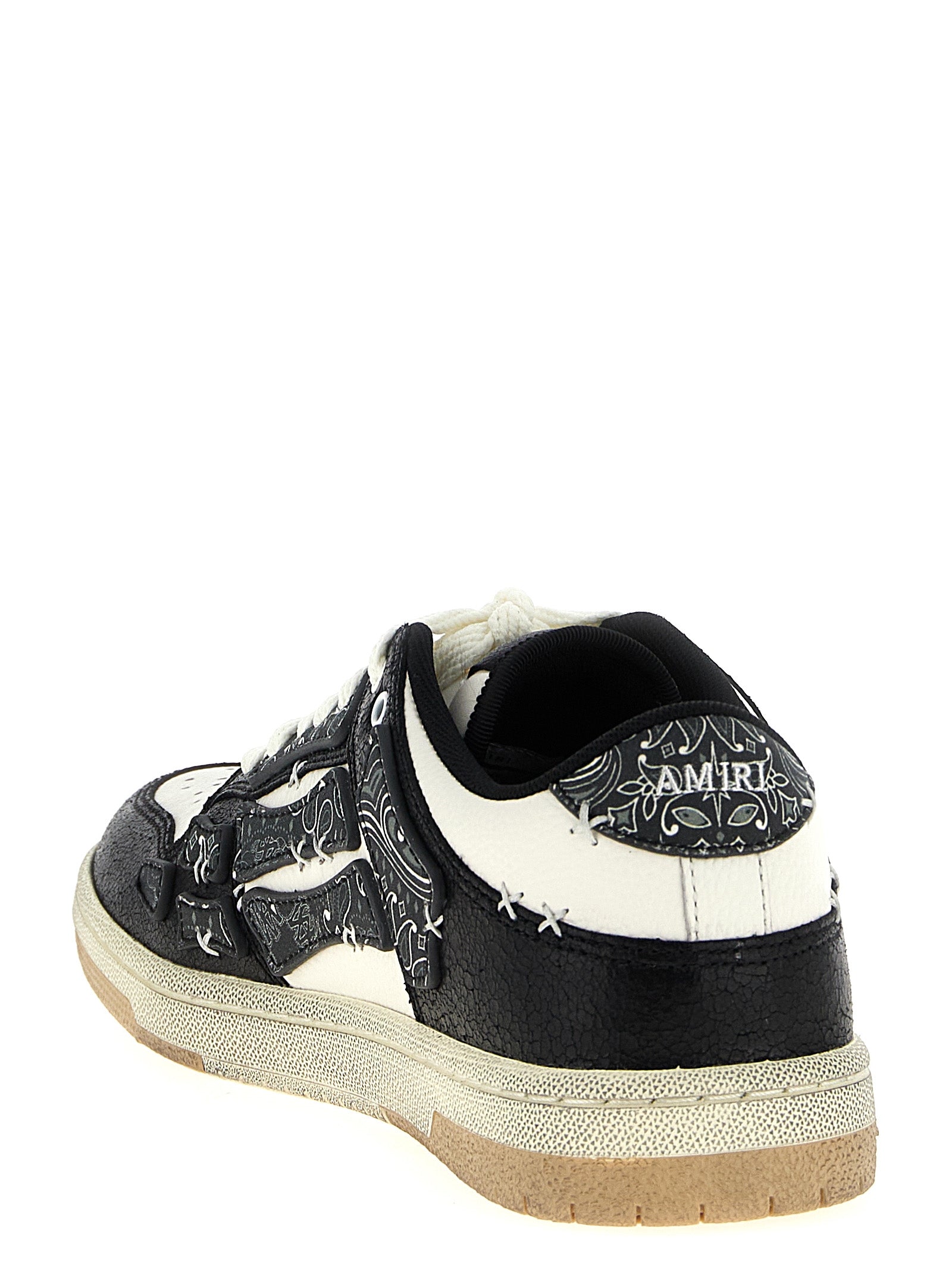 bandana skel top low sneakers