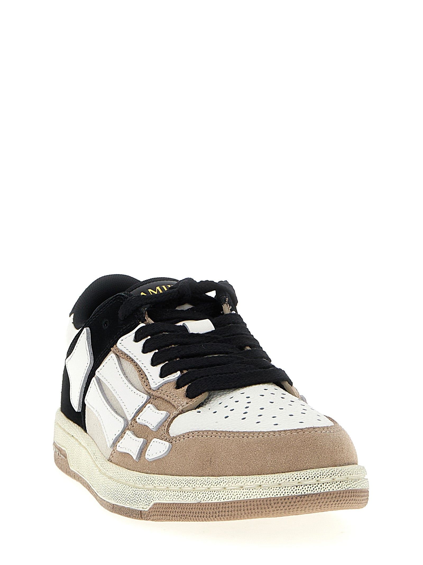 distressed skel top low sneakers