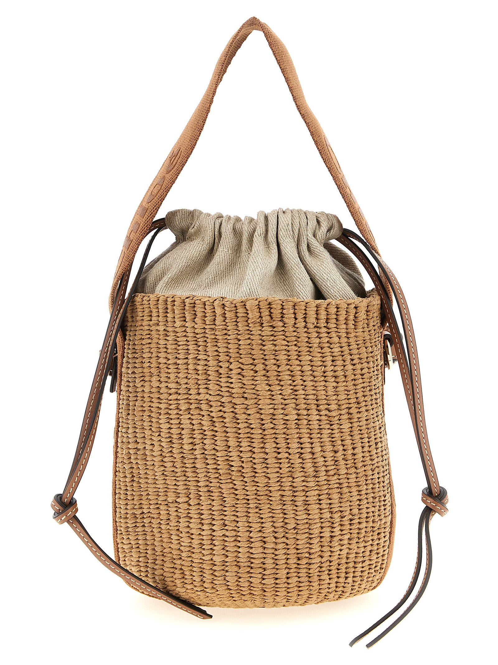 woody small bucket bag