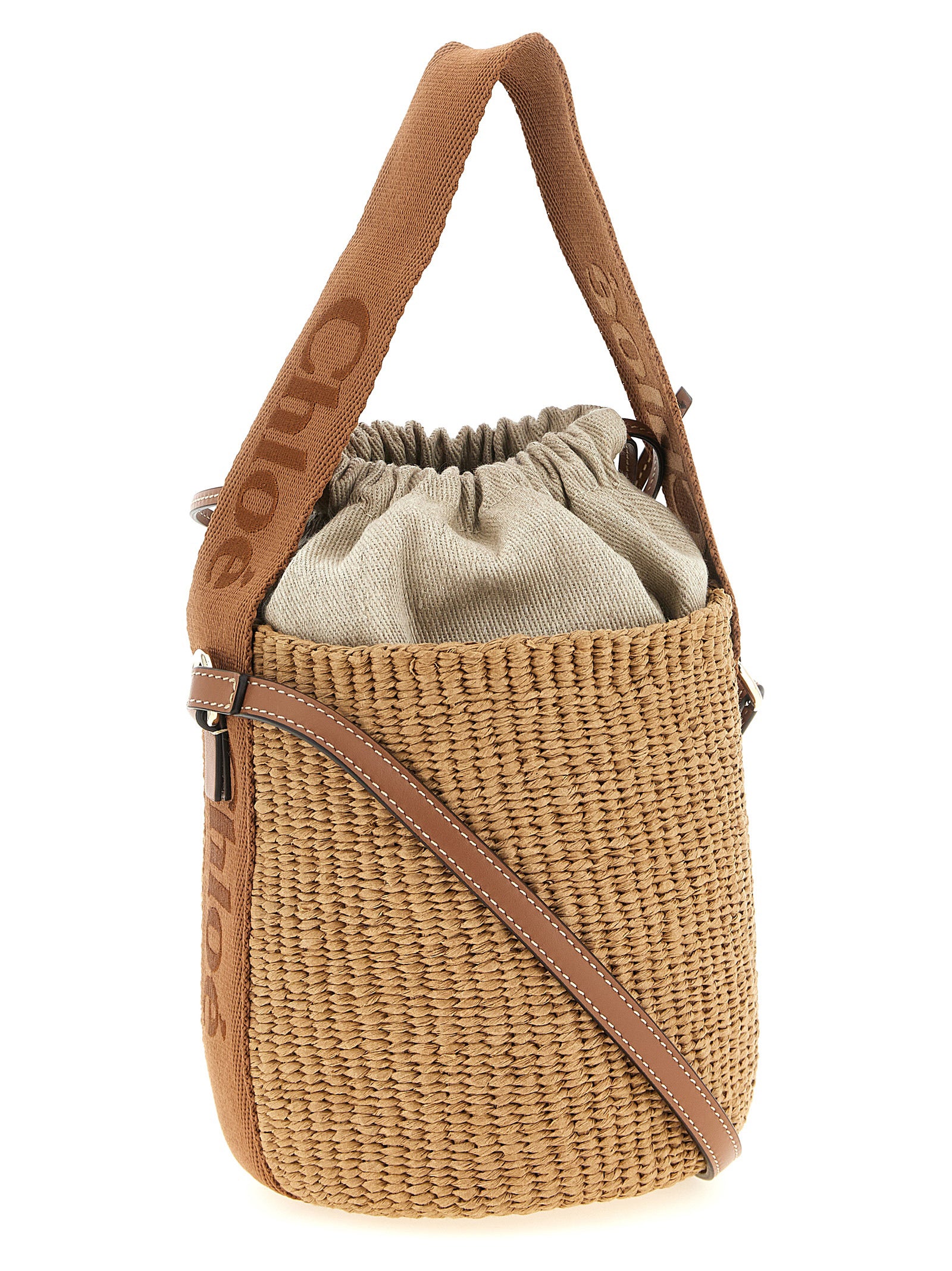woody small bucket bag