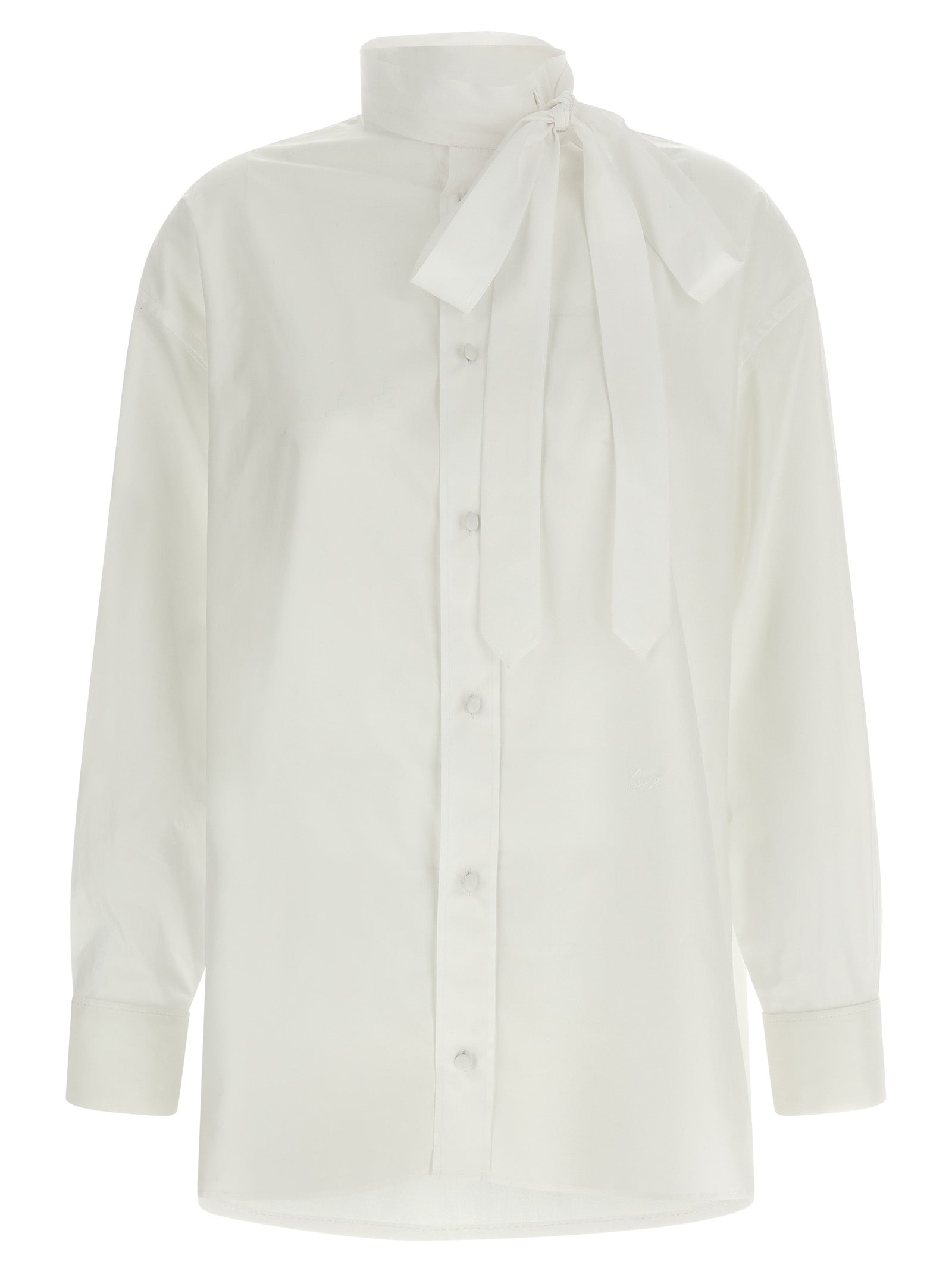 lavallière collar shirt