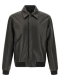 leather blouson