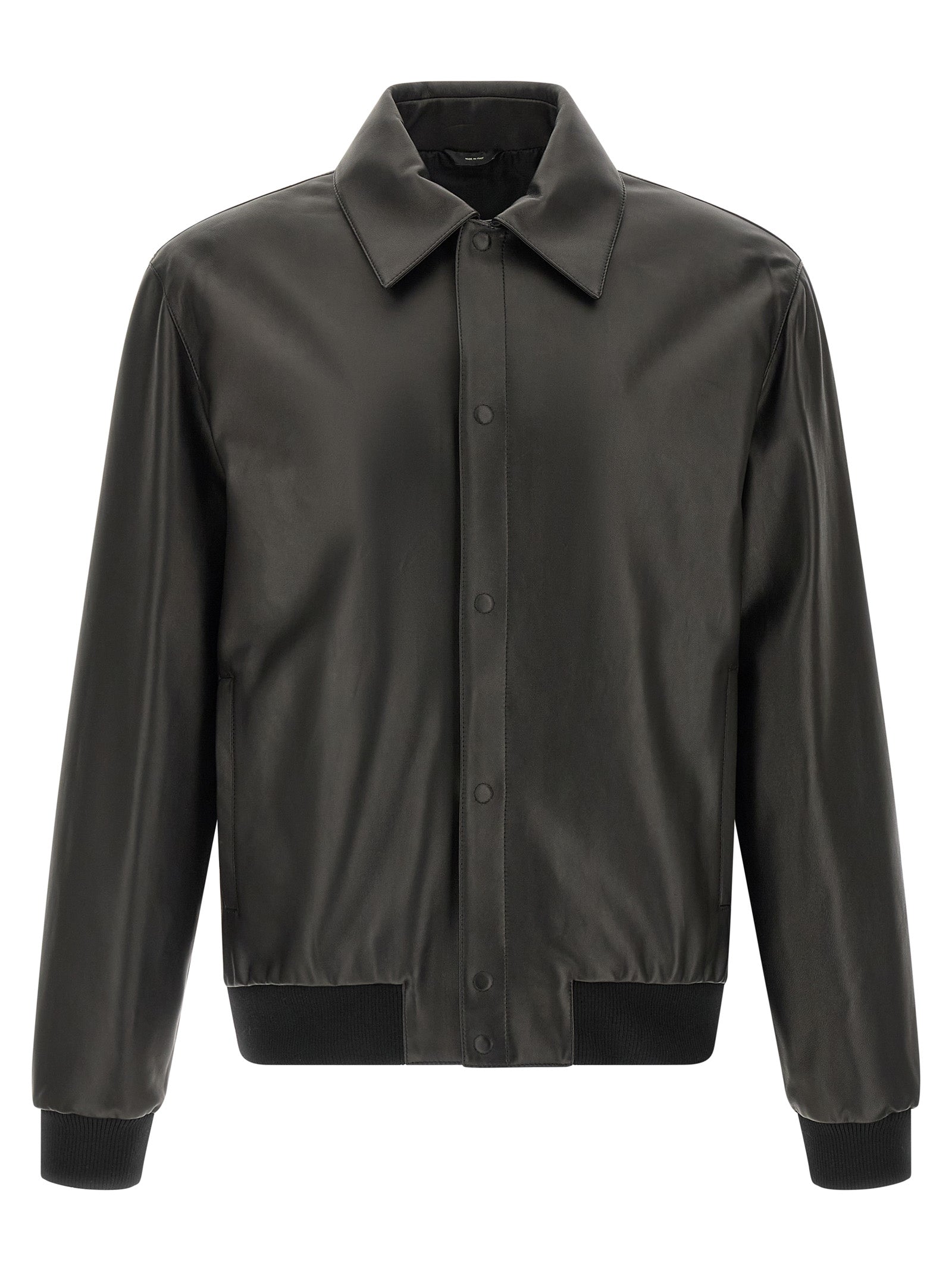 leather blouson