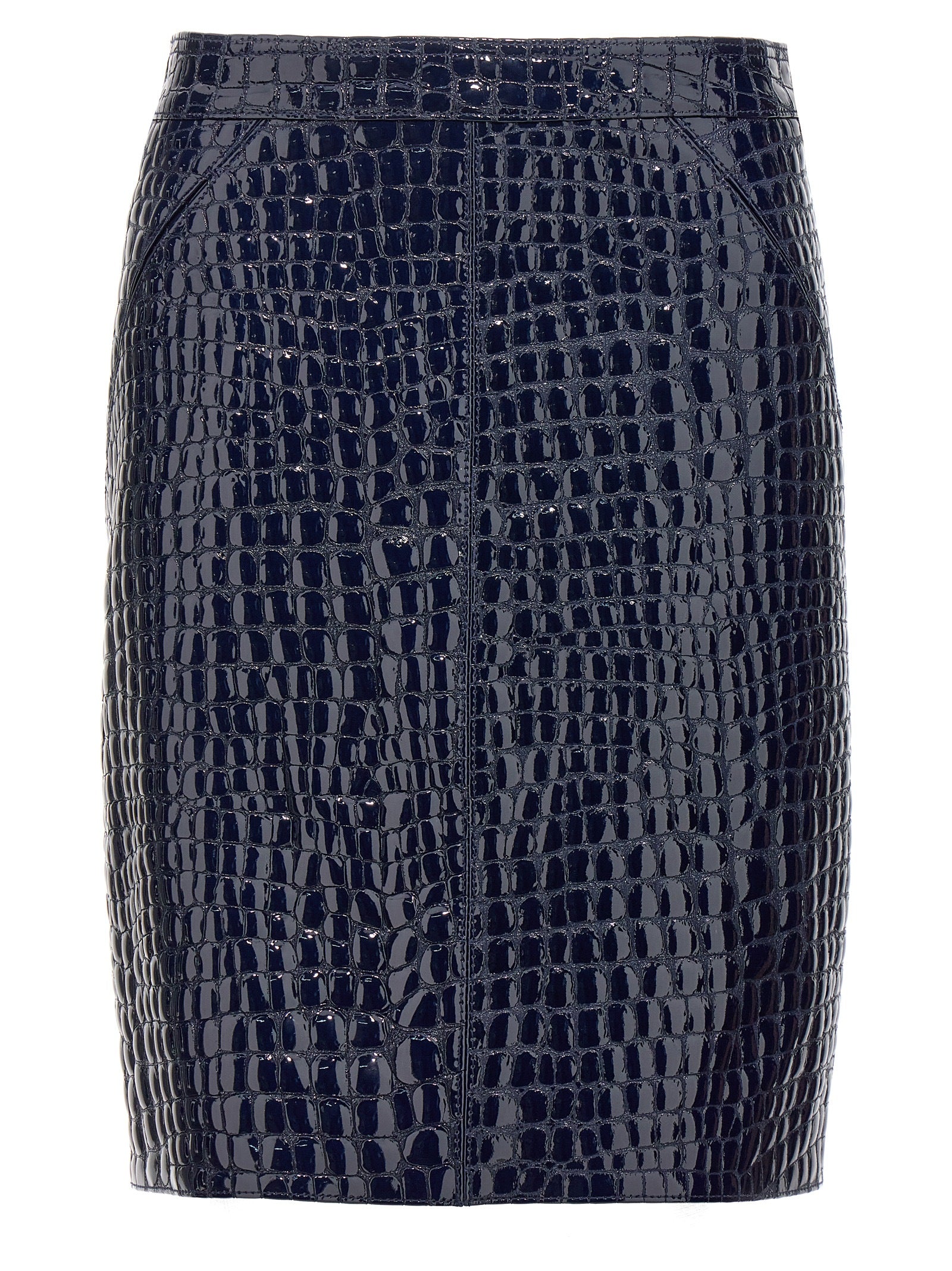 croc print skirt