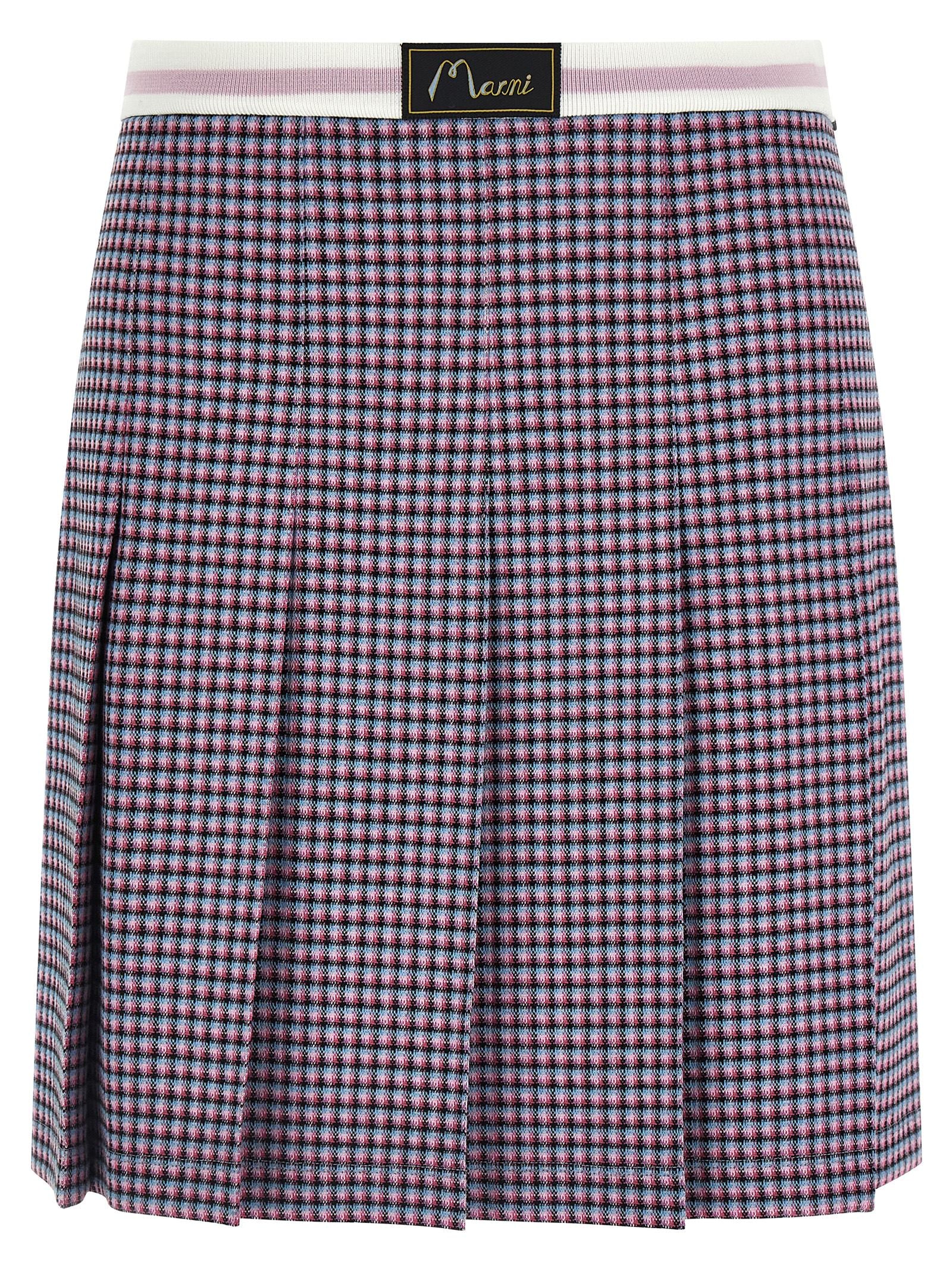 houndstooth skirt