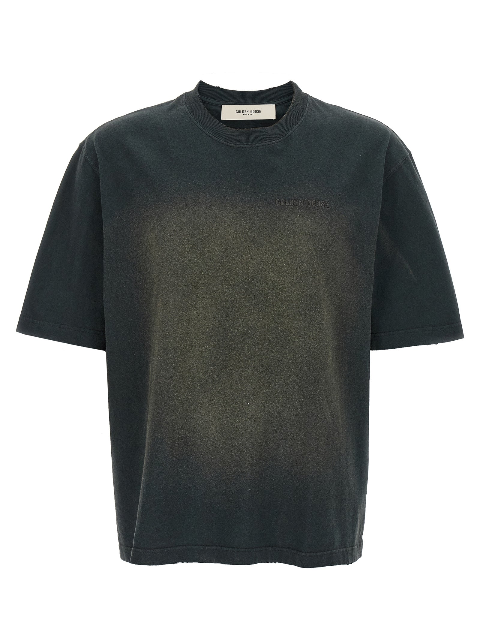 used dyed cotton t-shirt