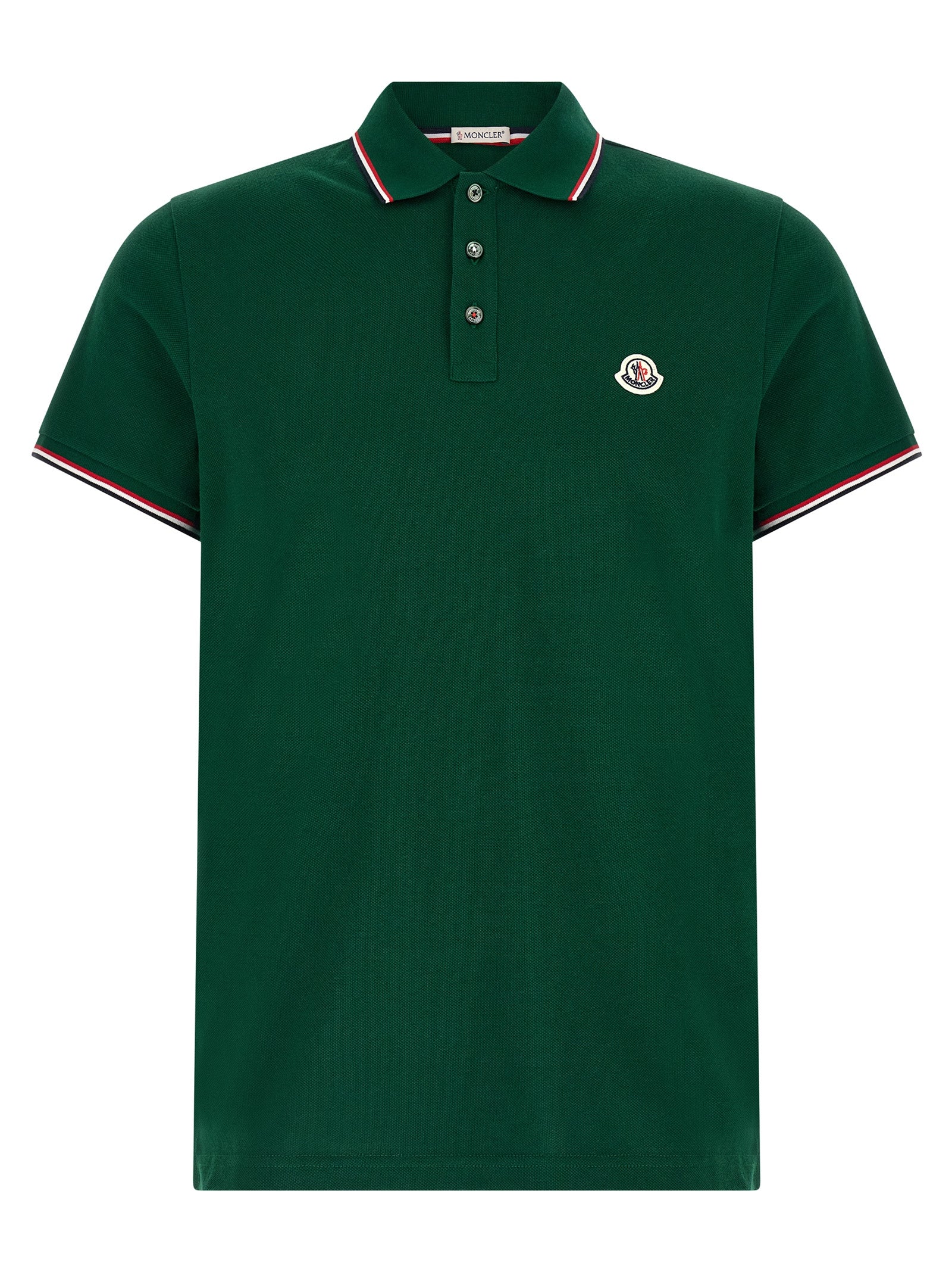 tricolor detail polo shirt