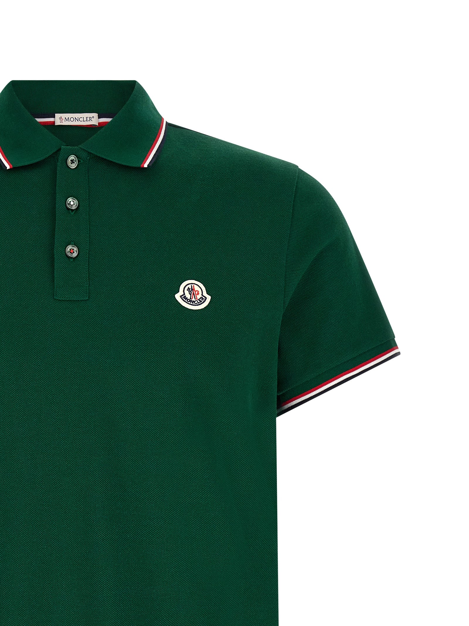 tricolor detail polo shirt